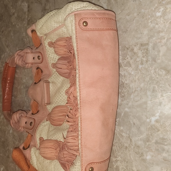 JUICY COUTURE POM POM VINTAGE SHOULDER BAG RARE - Picture 3 of 16